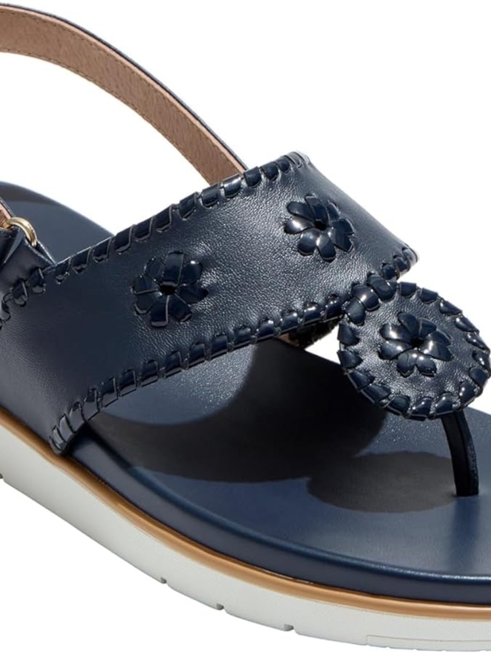 Jack Rogers Jacks Weekend Sandals Leather Midnight
